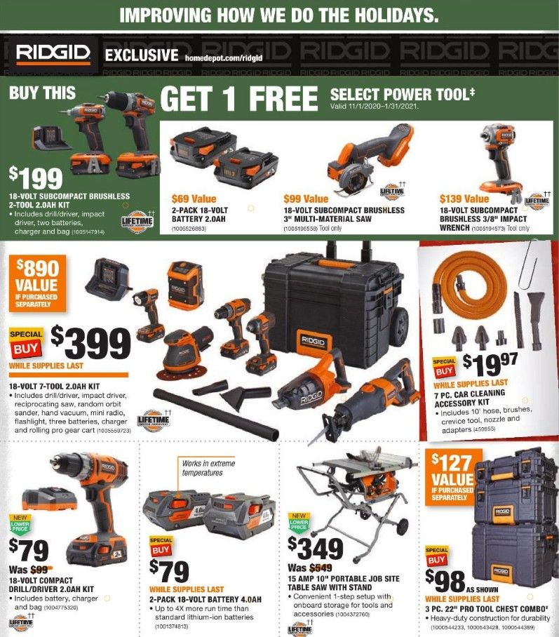 Home Depot Black Friday 2020 Ad ~ BROWSE the Leaked Ad!