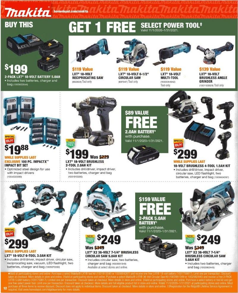 Home Depot Black Friday 2020 Ad ~ BROWSE the Leaked Ad!