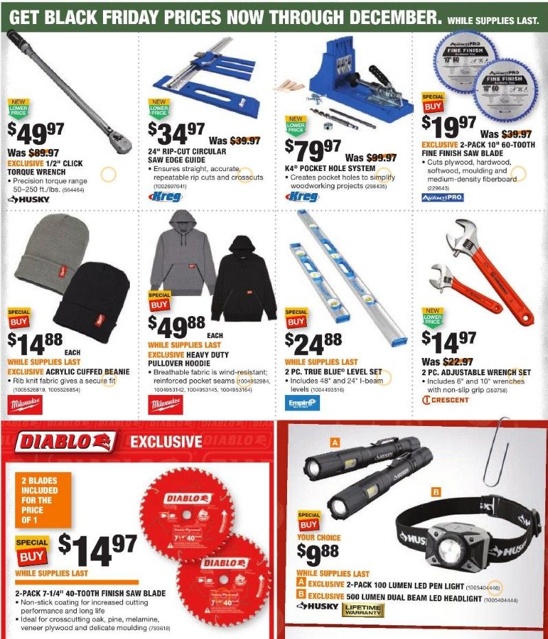 Home Depot Black Friday 2020 Ad ~ BROWSE the Leaked Ad!