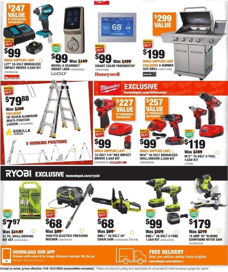 Home Depot Black Friday 2020 Ad ~ BROWSE the Leaked Ad!