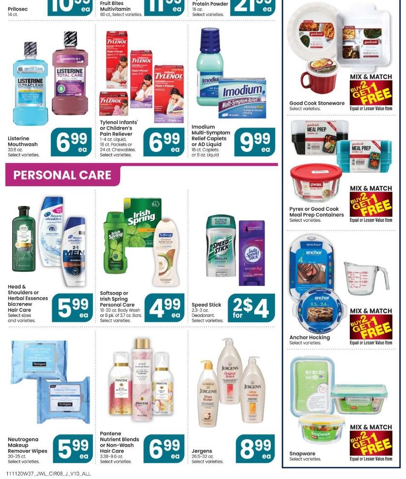 Jewel Osco Weekly Ad Flyer (11/11/20 – 11/17/20): Jewel Osco Ad Preview