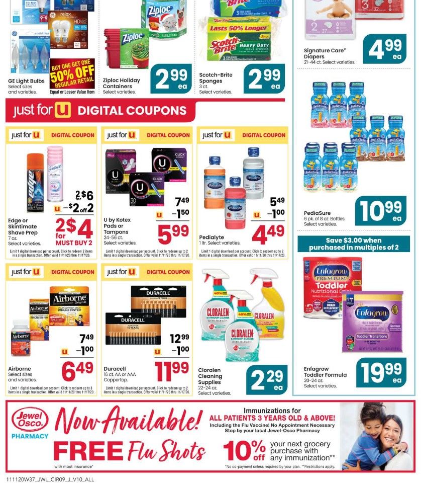 Jewel Osco Weekly Ad Flyer (11/11/20 – 11/17/20): Jewel Osco Ad Preview