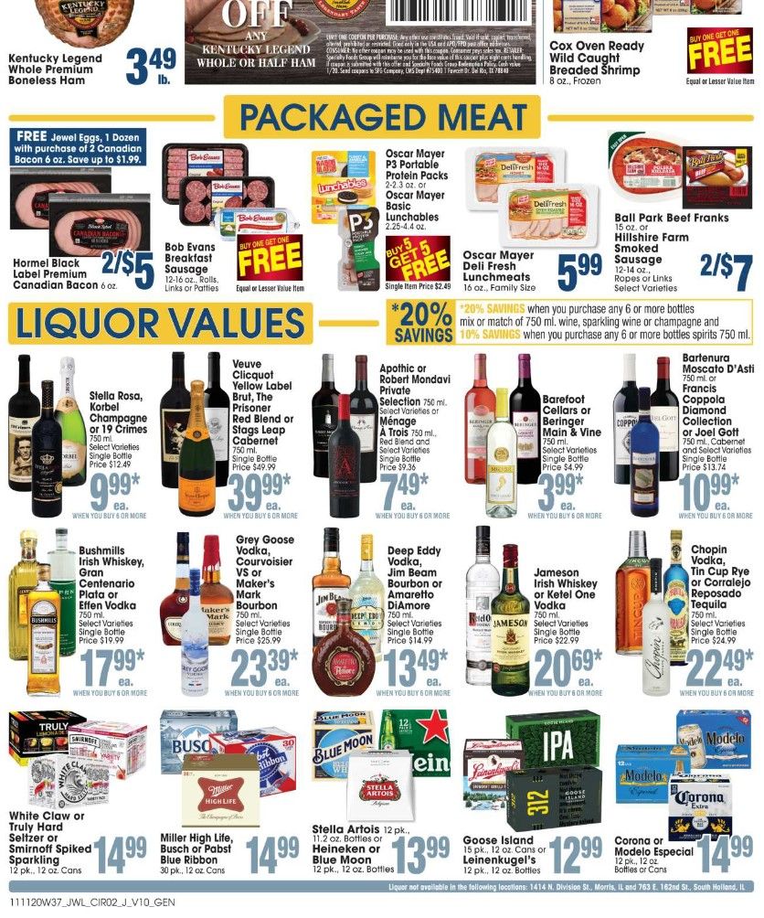 Jewel Osco Weekly Ad Flyer (11/11/20 – 11/17/20): Jewel Osco Ad Preview