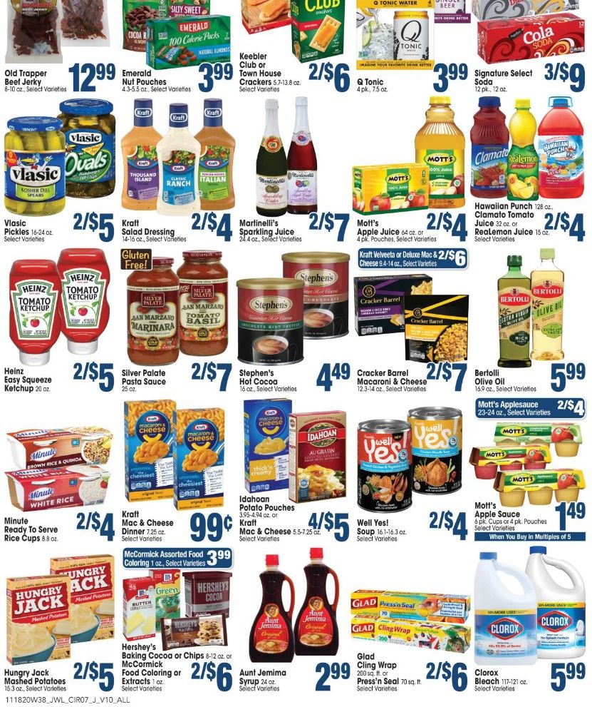 Jewel Osco Weekly Ad Flyer (11/18/20 – 11/26/20): Jewel Osco Ad Preview