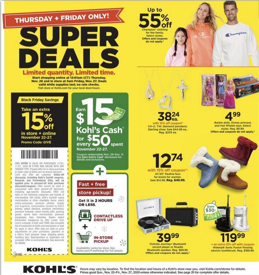 Kohls Black Friday Ad 2020: BROWSE all 72 Pages of the Ad!