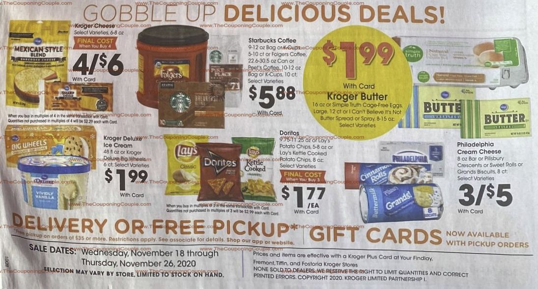 Kroger Ad Preview (11/18/20 – 11/26/20): Kroger Ad Preview Sneak Peek