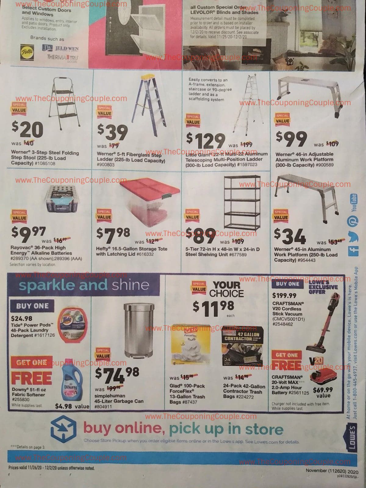Lowe’s Weekly Ad Flyer (11/26/20 – 12/2/20) & Lowe’s Ad Preview