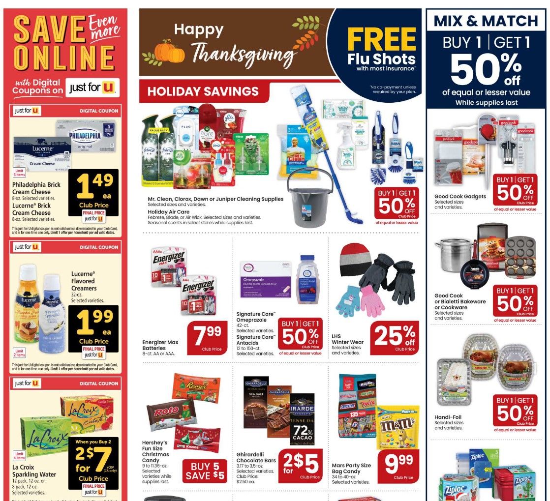 Safeway Weekly Ad Flyer (11/18/20 – 11/26/20) & Safeway Ad Preview