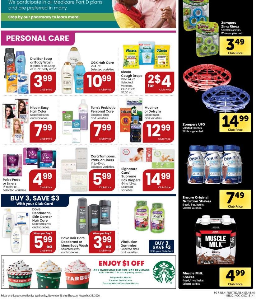 Safeway Weekly Ad Flyer (11/18/20 – 11/26/20) & Safeway Ad Preview