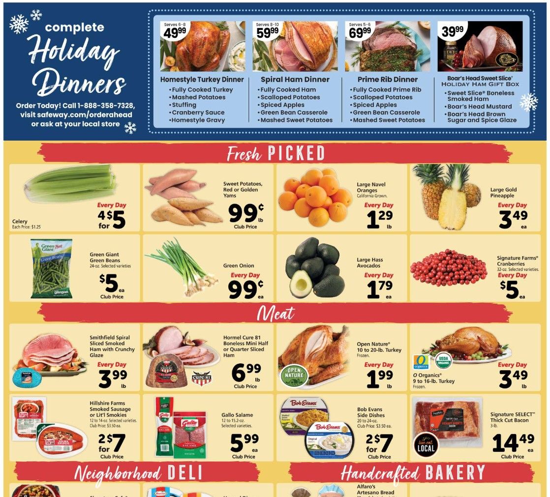 Safeway Weekly Ad Flyer (11/18/20 – 11/26/20) & Safeway Ad Preview
