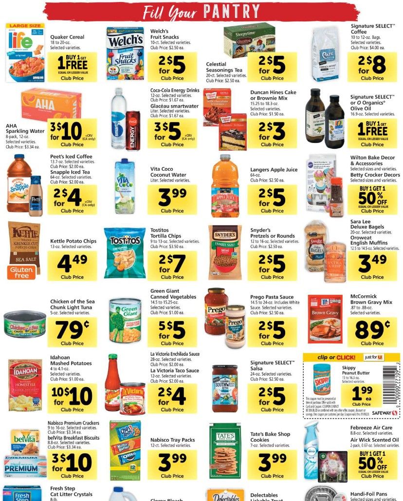 Safeway Weekly Ad Flyer (11/4/20 – 11/10/20) & Safeway Ad Preview
