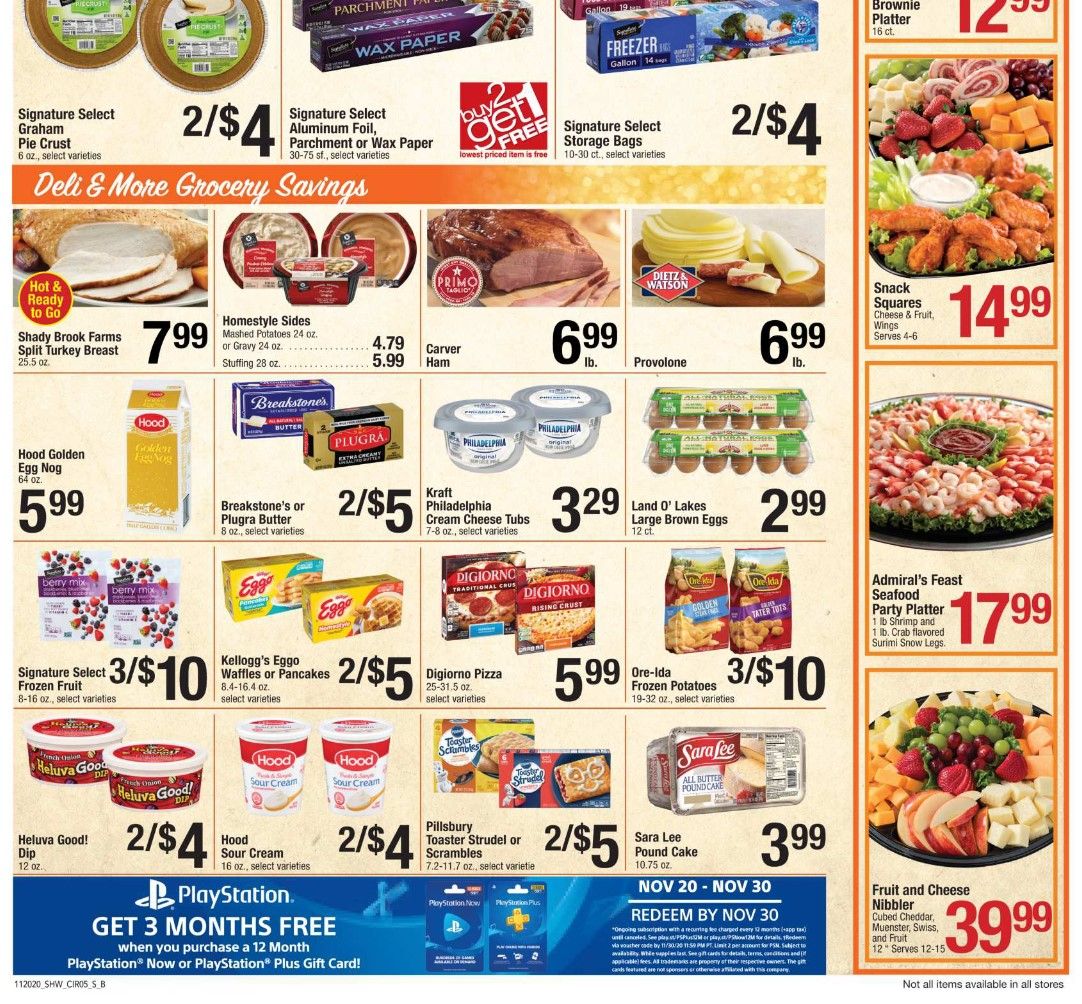 Shaws Flyer 11/20/20 – 11/26/20: Shaws Circular & Weekly Ad Flyer Preview