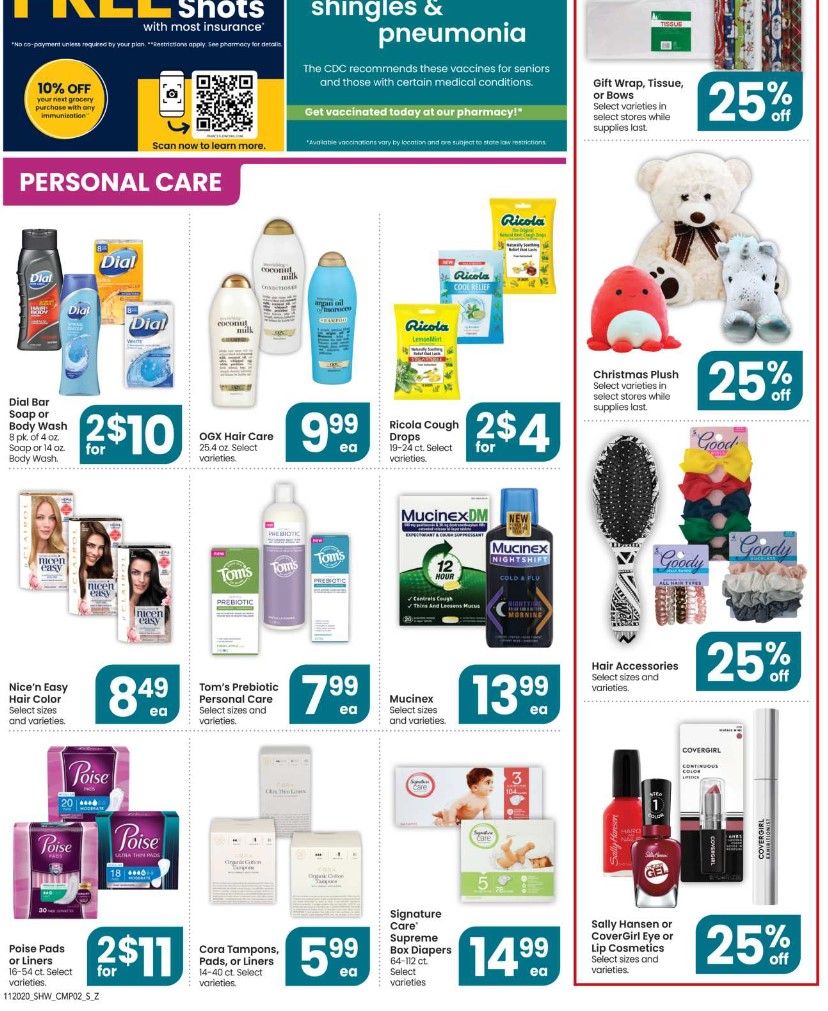 Shaws Flyer 11/20/20 – 11/26/20: Shaws Circular & Weekly Ad Flyer Preview