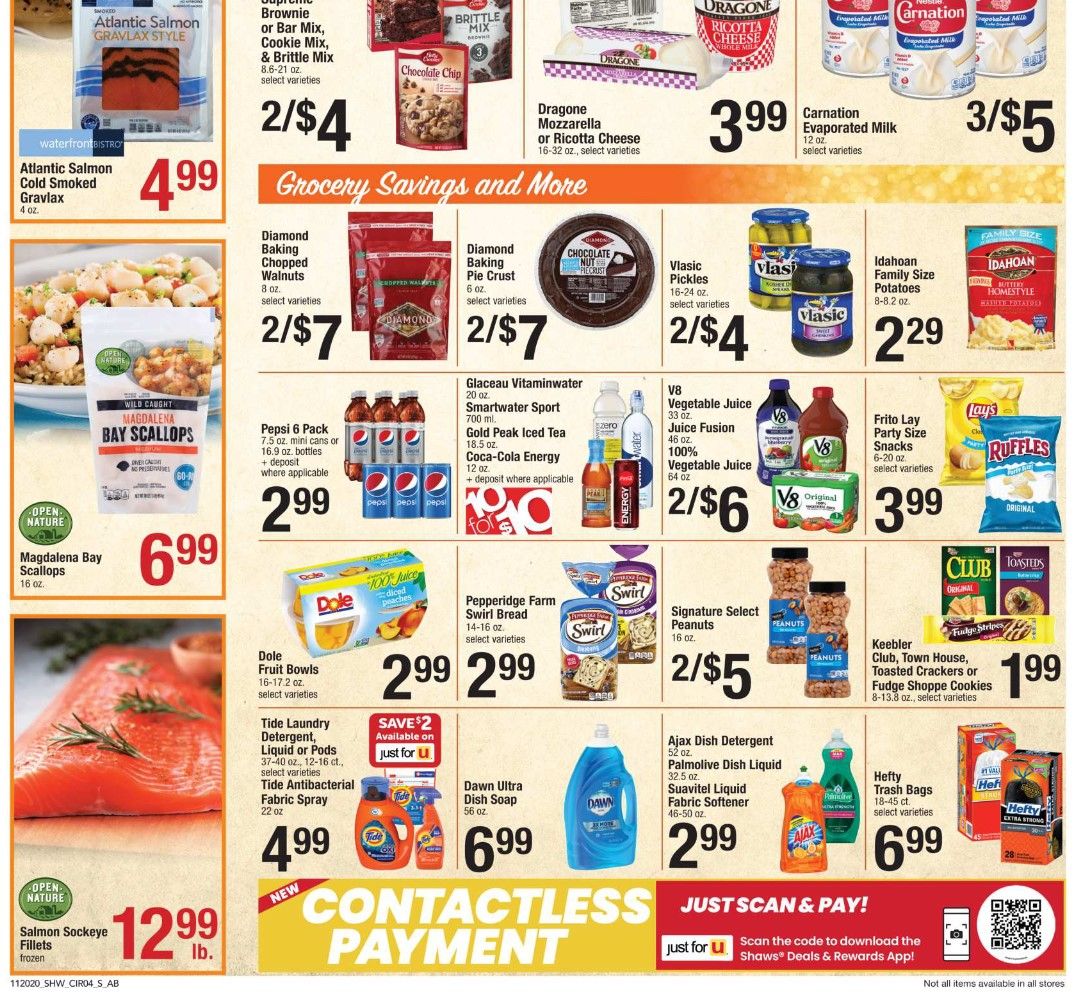 Shaws Flyer 11/20/20 – 11/26/20: Shaws Circular & Weekly Ad Flyer Preview