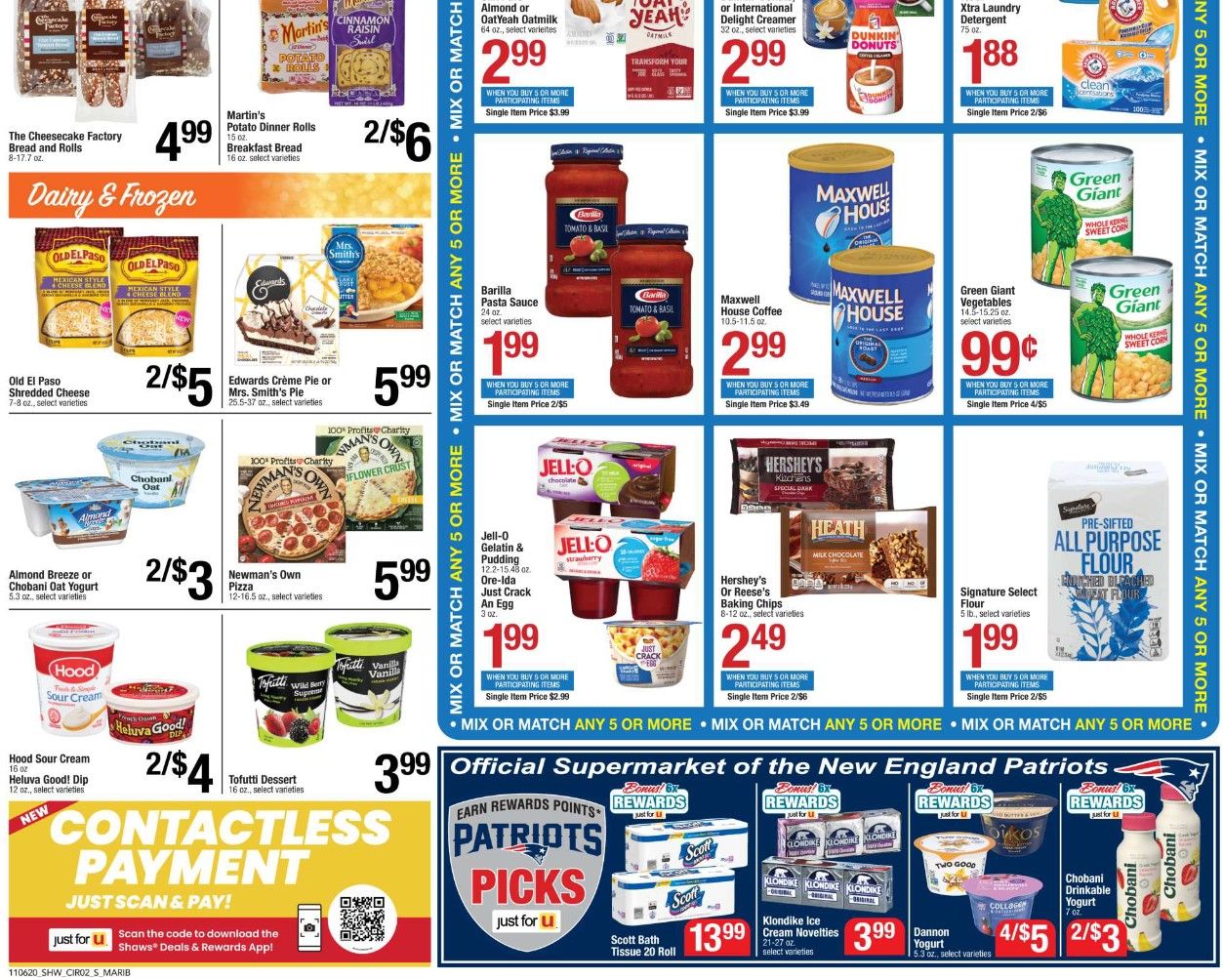 Shaws Flyer 11/6/20 – 11/12/20: Shaws Circular & Weekly Ad Flyer Preview