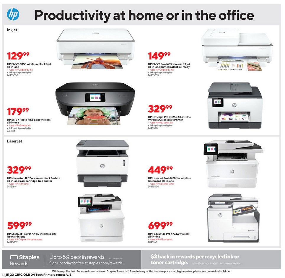 Staples Weekly Ad Flyer 11/15/20 – 11/21/20 ~ Staples Ad Preview!