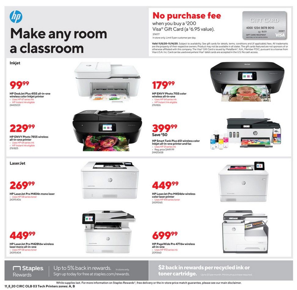 Staples Weekly Ad Flyer 11/8/20 – 11/14/20 ~ Staples Ad Preview!