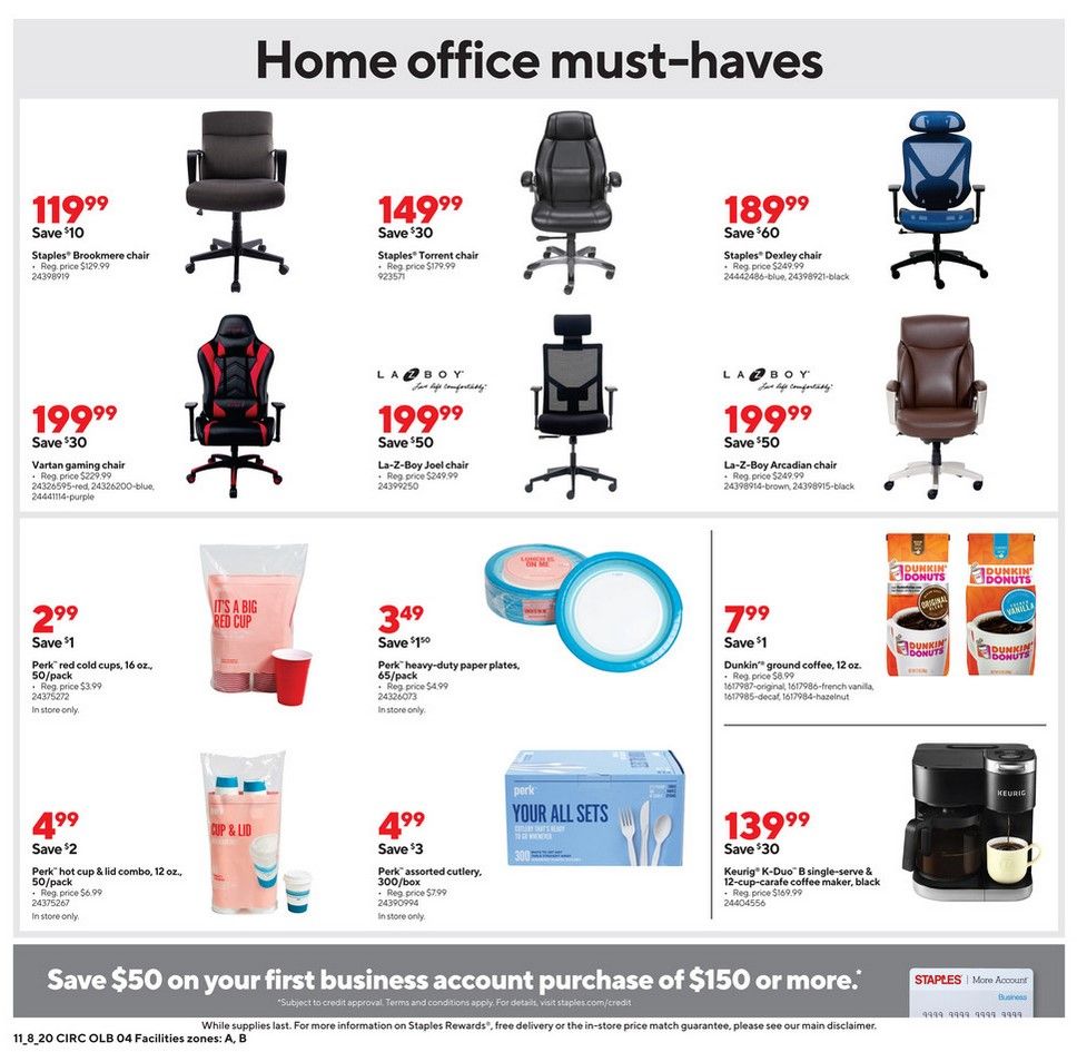 Staples Weekly Ad Flyer 11/8/20 – 11/14/20 ~ Staples Ad Preview!