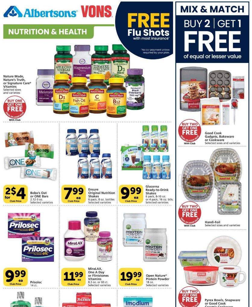 Vons Weekly Ad Flyer (11/11/20 – 11/17/20): Early Vons Ad Preview