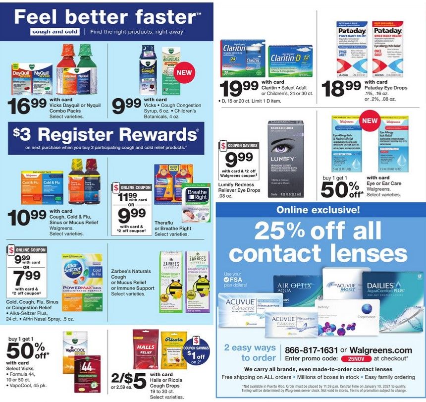 Walgreens Ad (11/8/20 – 11/14/20): EARLY Walgreens Ad Preview