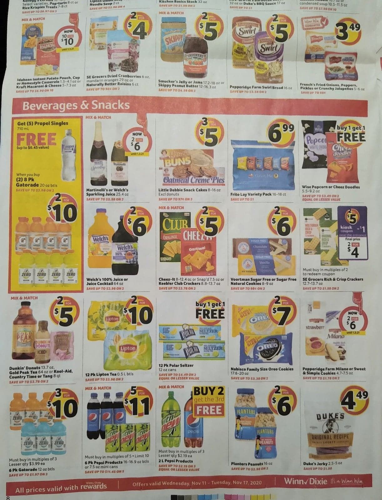 Winn Dixie Weekly Ad Flyer 11/11/20 – 11/17/20 & Winn Dixie Ad Preview!