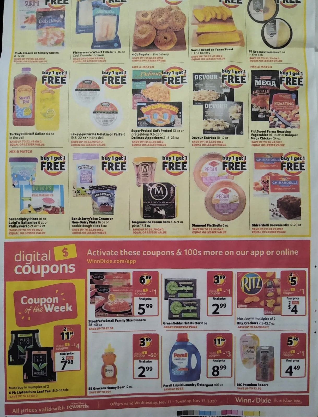 Winn Dixie Weekly Ad Flyer 11/11/20 – 11/17/20 & Winn Dixie Ad Preview!