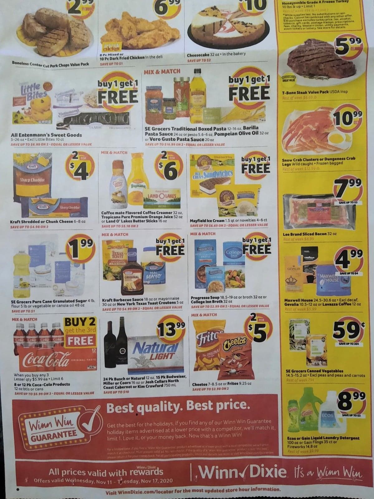 Winn Dixie Weekly Ad Flyer 11/11/20 – 11/17/20 & Winn Dixie Ad Preview!
