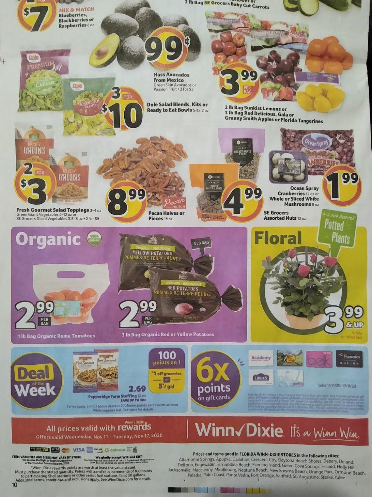 Winn Dixie Weekly Ad Flyer 11/11/20 – 11/17/20 & Winn Dixie Ad Preview!