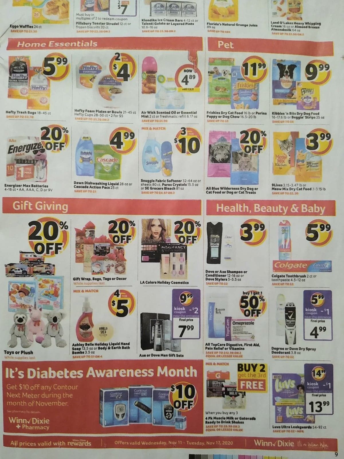 Winn Dixie Weekly Ad Flyer 11/11/20 – 11/17/20 & Winn Dixie Ad Preview!