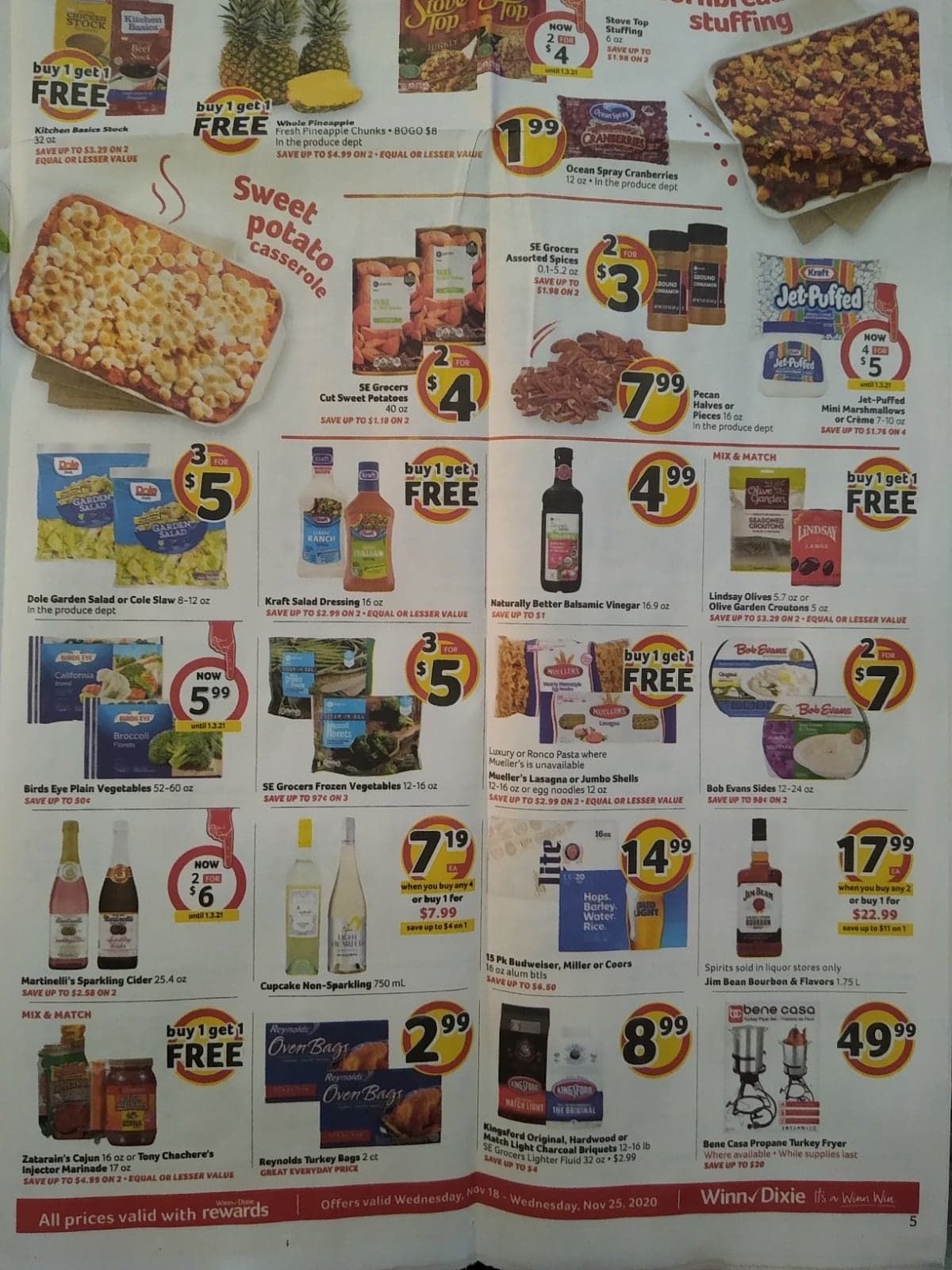 Winn Dixie Weekly Ad Flyer 11/18/20 – 11/25/20 & Winn Dixie Ad Preview!
