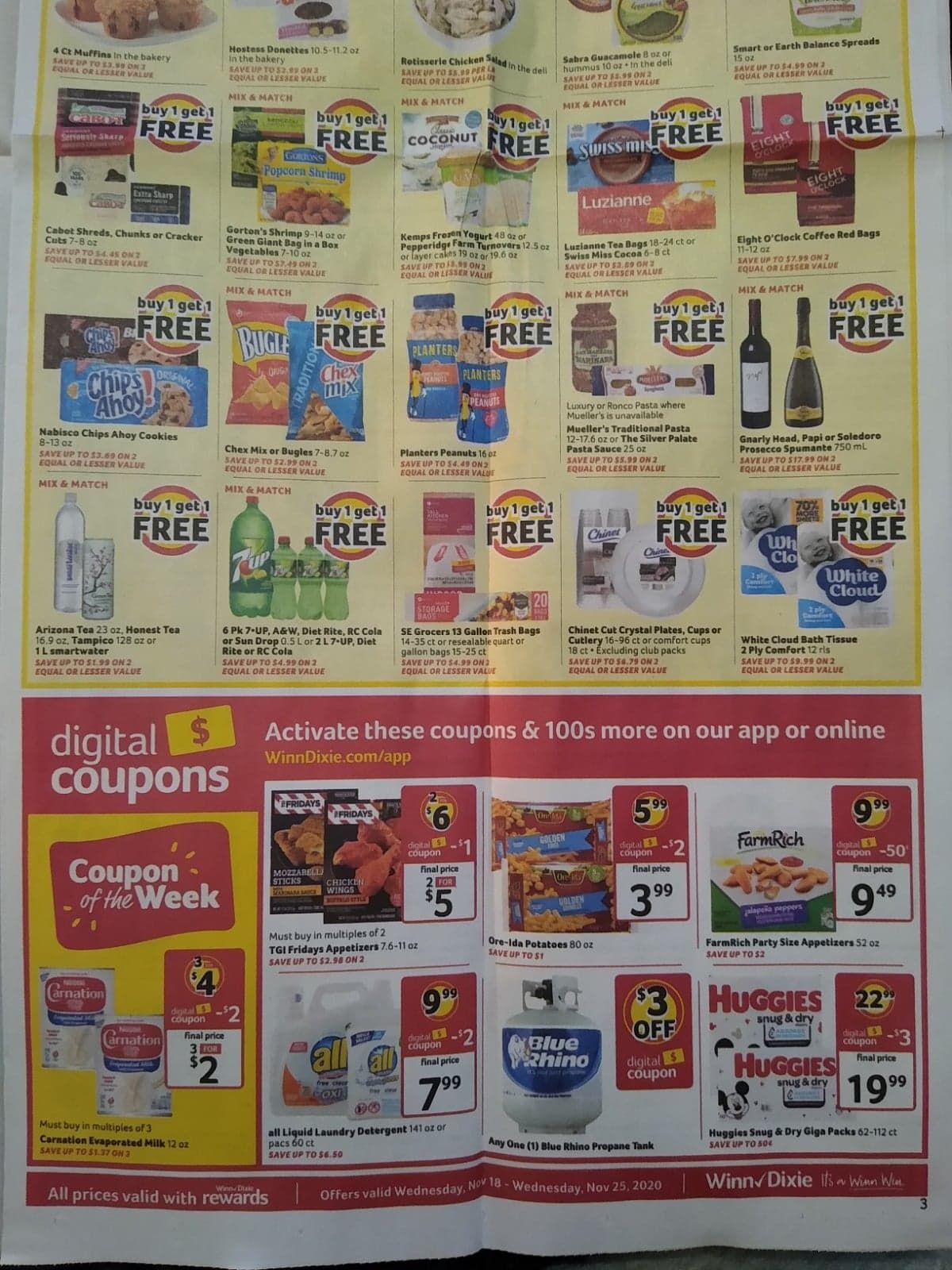 Winn Dixie Weekly Ad Flyer 11/18/20 – 11/25/20 & Winn Dixie Ad Preview!