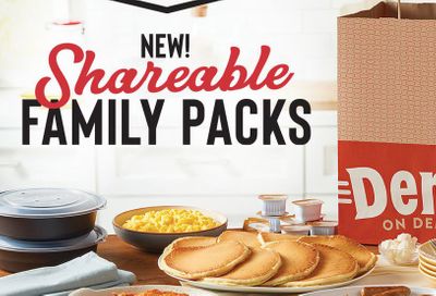 Denny's Introduces their New Family Packs Featuring Grand Slams, Cheeseburgers, Chicken Tenders & More