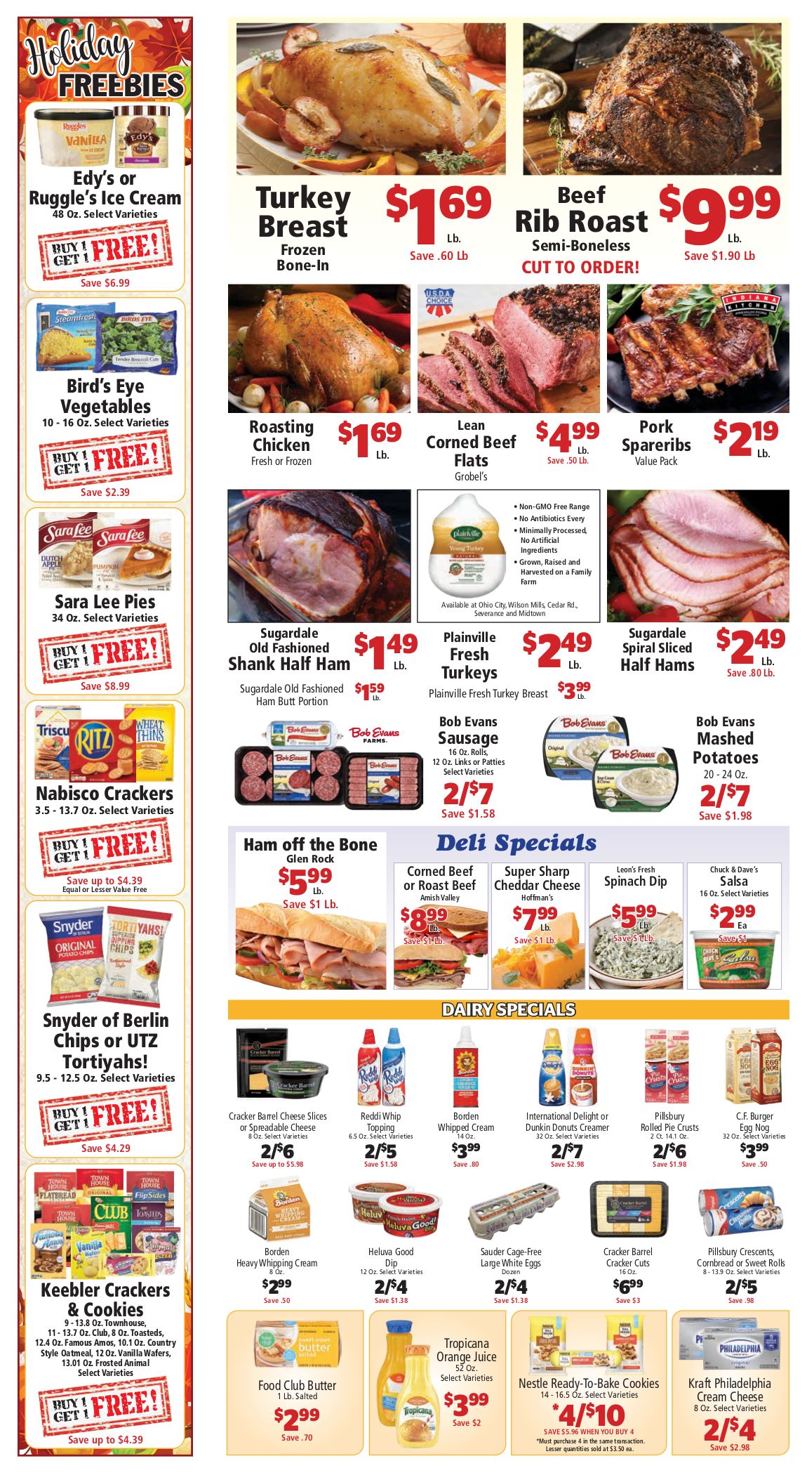 Dave's Markets Thanksgiving Weekly Ad Flyer November 18 to November 26, 2020