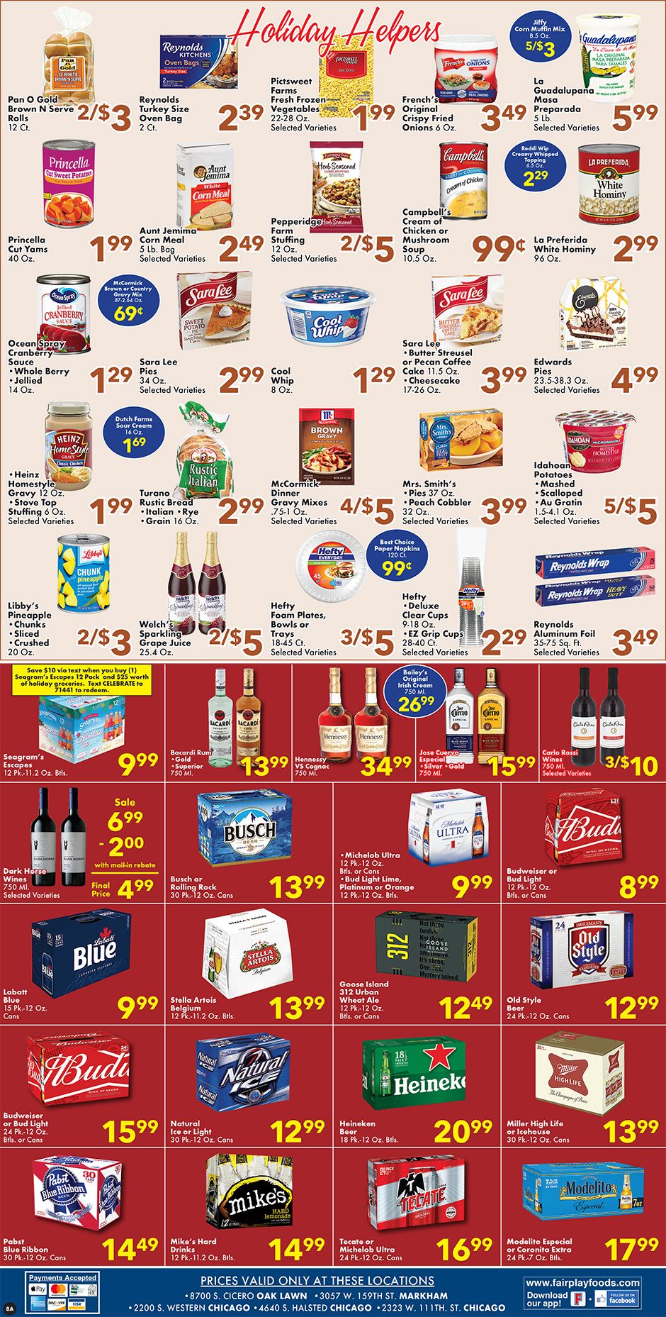 Fairplay Thanksgiving Weekly Ad Flyer November 18 to November 26, 2020