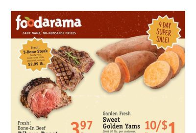 Foodarama Thanksgiving Weekly Ad Flyer November 18 to November 26, 2020