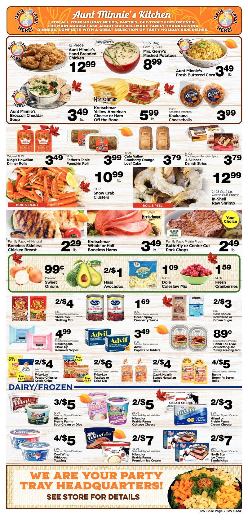 G&W Foods Thanksgiving Weekly Ad Flyer November 18 to December 1, 2020