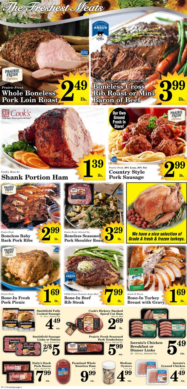 Harvest Foods Thanksgiving Weekly Ad Flyer November 18 to November 26, 2020