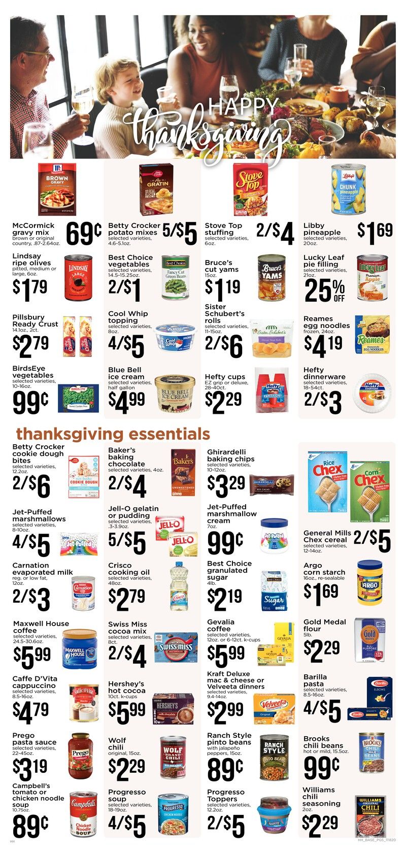 Hen House Thanksgiving Weekly Ad Flyer November 18 to November 26, 2020