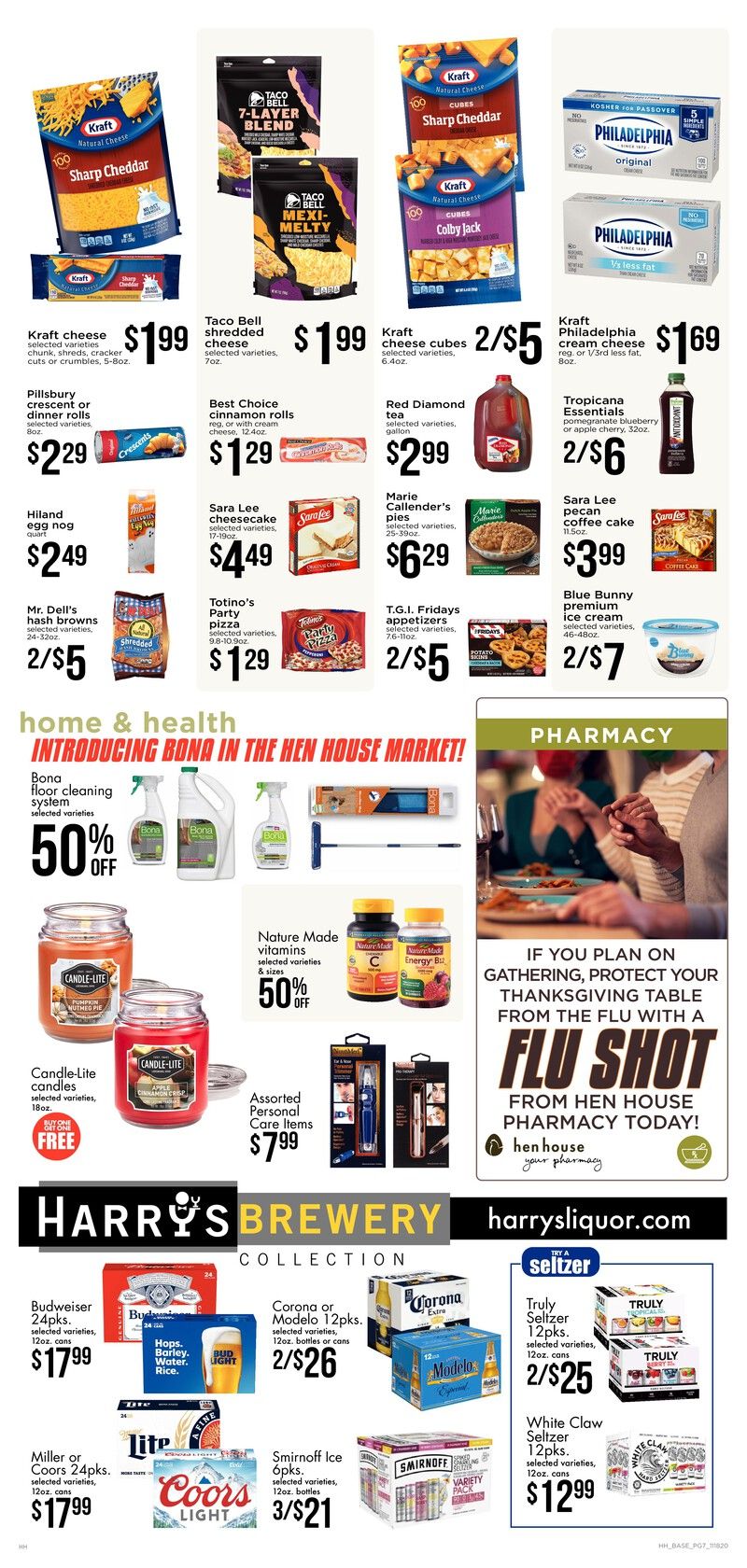 Hen House Thanksgiving Weekly Ad Flyer November 18 to November 26, 2020