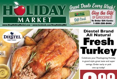 Holiday Market Thanksgiving Weekly Ad Flyer November 18 to December 1, 2020