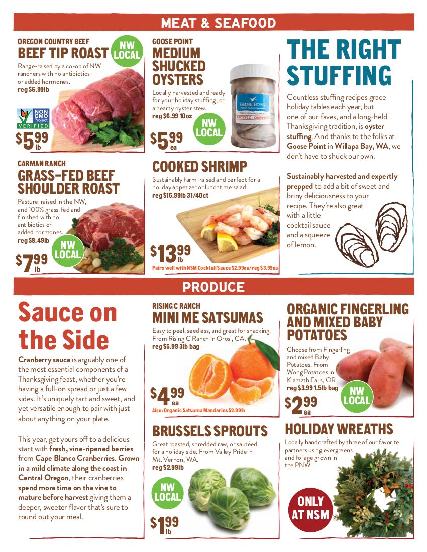 New Seasons Market (OR) Thanksgiving Weekly Ad Flyer November 18 to November 25, 2020