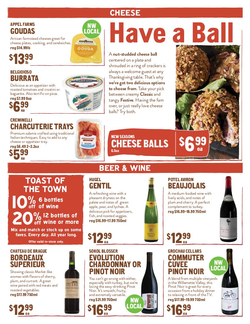 New Seasons Market (OR) Thanksgiving Weekly Ad Flyer November 18 to November 25, 2020