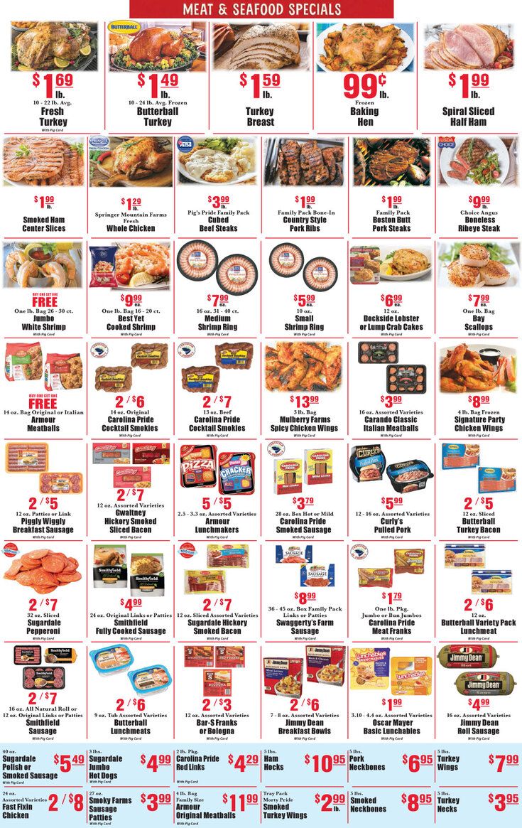 Piggly Wiggly (GA) Thanksgiving Weekly Ad Flyer November 18 to December 1, 2020