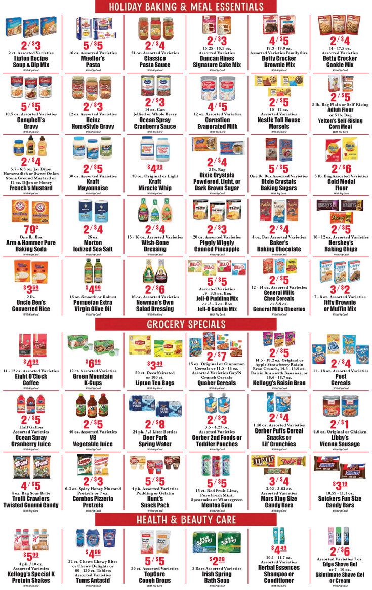 Piggly Wiggly (GA) Thanksgiving Weekly Ad Flyer November 18 to December 1, 2020