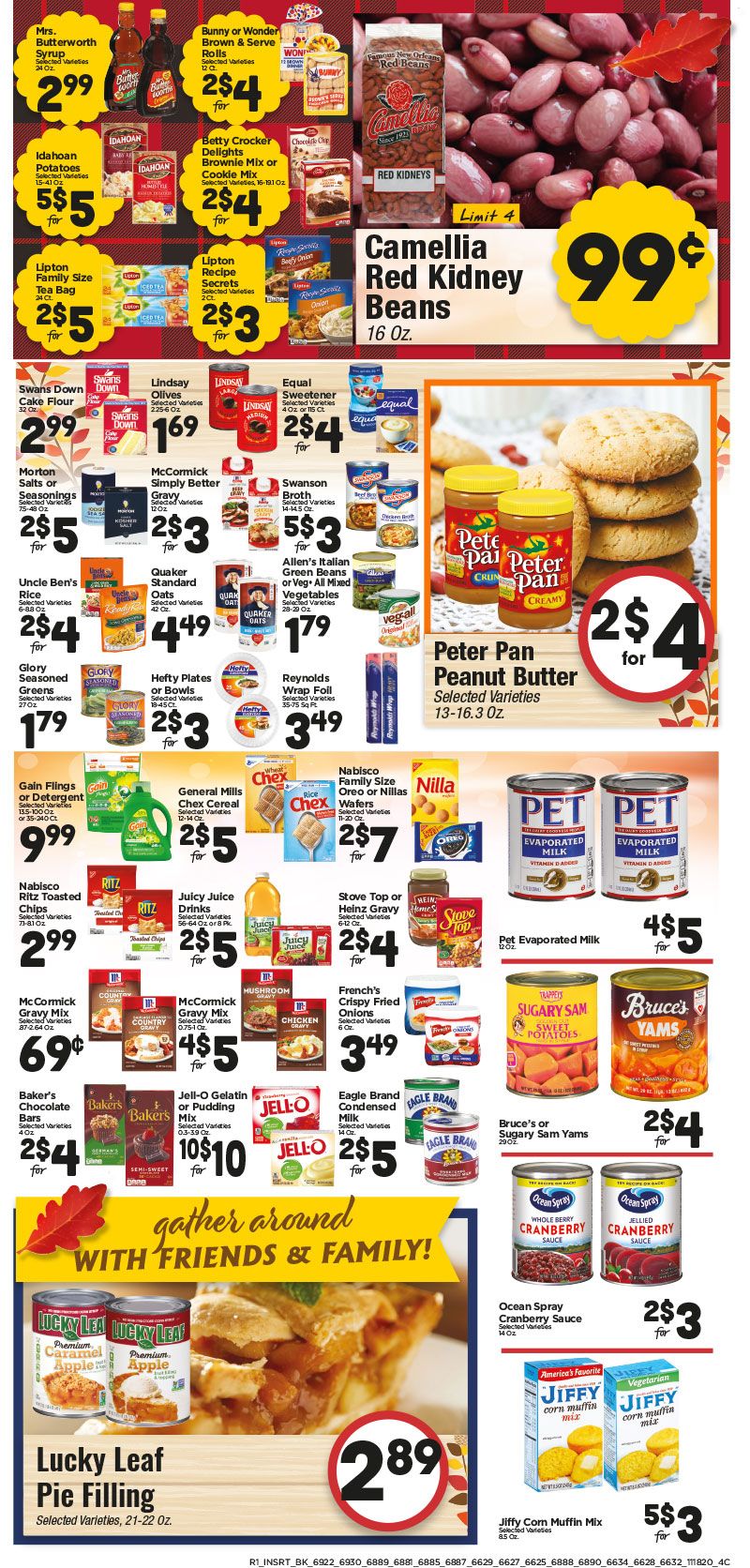 Ramey's Thanksgiving Weekly Ad Flyer November 18 to December 1, 2020