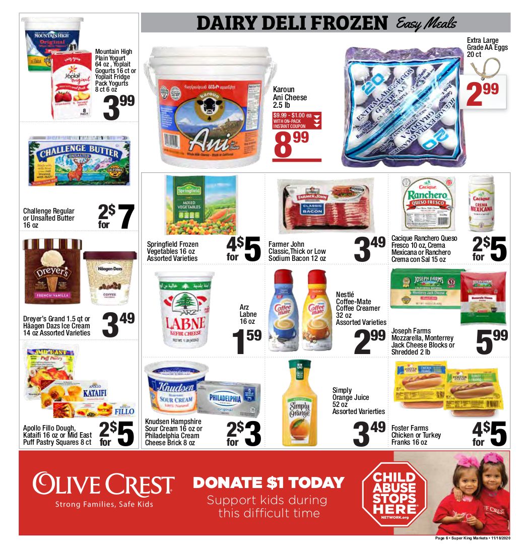 Super King Markets Thanksgiving Weekly Ad Flyer November 18 to November 24, 2020