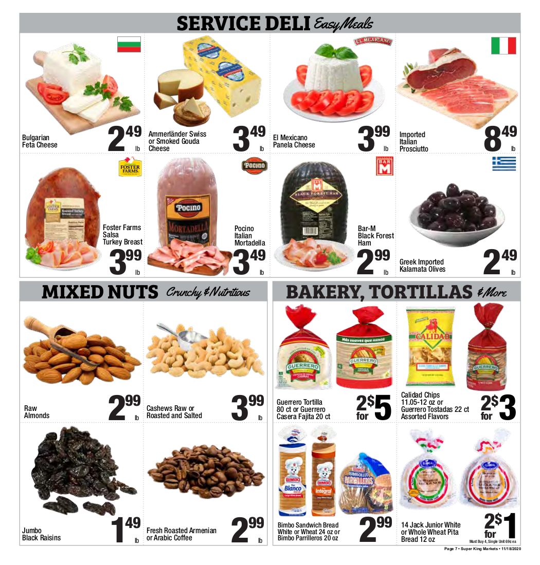Super King Markets Thanksgiving Weekly Ad Flyer November 18 to November 24, 2020