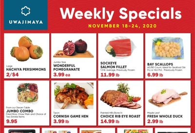 Uwajimaya Thanksgiving Weekly Ad Flyer November 18 to November 24, 2020