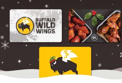 Get a $5 Bonus Gift Card when you Purchase a $25 Gift Card at Buffalo Wild Wings