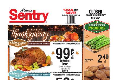 Sentry Foods Thanksgiving Weekly Ad Flyer November 19 to November 25, 2020